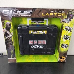 GI Joe MARS Learning Laptop Rise Of Cobra 2009 Black Briefcase Computer Hasbro